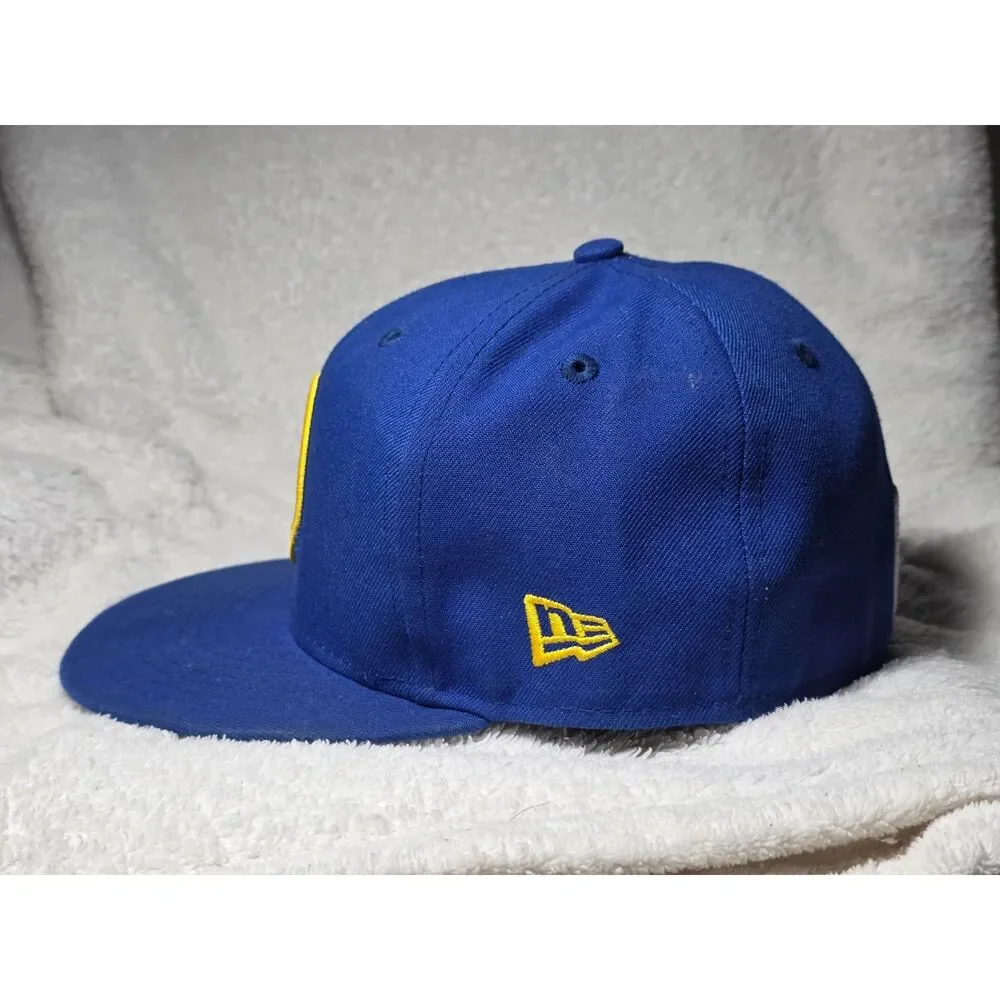 NBA Golden State Warriors Hat Snapback Blue Golden Gate Patch Logo New Era 9Fift